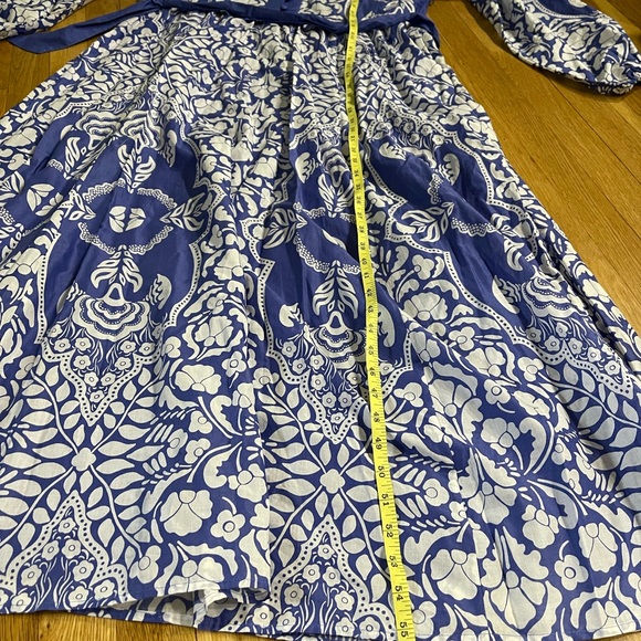 Boden Blue and White Floral Maxi Dress - Picture 8 of 11